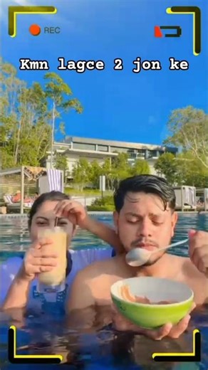 Sitting by the swimming pool, having ice cream and coffee #rakib_hossain #ytshort #