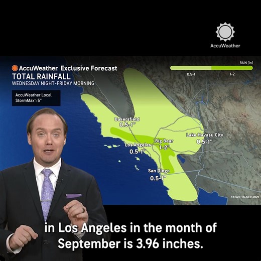 Heavy rain and flash flooding is possible across Southern California and the Southwest this week. | AccuWeather
