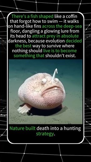 THE FISH THAT WALKS LIKE IT'S ALREADY DEAD