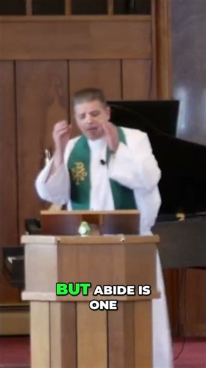 What Does 'Abide' REALLY Mean in the Bible? Unpacking John's Word! #shorts