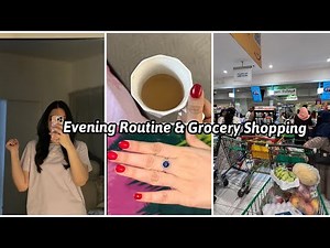 Evening Routine & Weekly Grocery Shopping || Life in KSA ✨