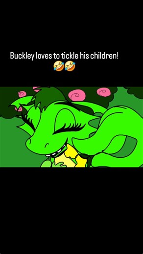 Lisa Carmody on Instagram: "Who is ticklish?! 😂 Check out my Youtube channel for more Buckley content 🐉 #dragons #Buckley #animation"