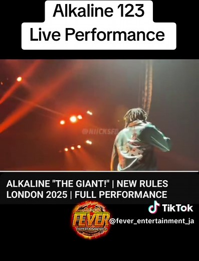 Alkaline 123 Live Performance In London UK 2025 #STAGE #uk #PERFORMANCE #LIVE #FYP #music #newtrend #livestream #london #foryoupage #explore #show #Alkaline #foryou #tiktok #jamaica #dancehall