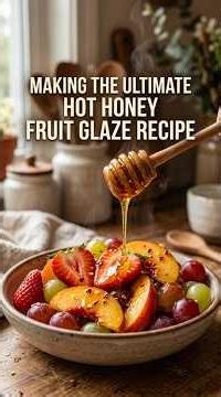 Making the Ultimate Hot Honey Fruit Glaze Recipe