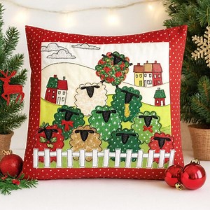 Counting Sheep Applique Cushion Cover Sewing Pattern (PDF) - Etsy UK