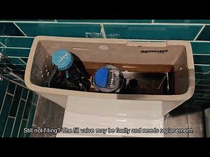 Kohler Toilet Tank Not Filling: Fill Valve Issue?