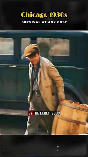 Chicago 1930s - IMPOSSIBLE to Survive - Restored Archival Footage