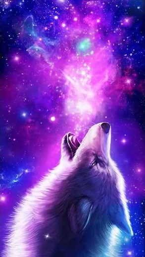Galaxy Wolf Live Wallpaper