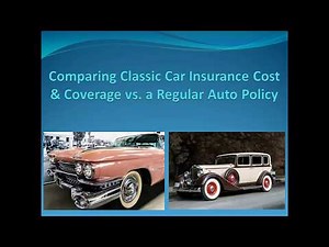 Comparing Classic Car Insurance Cost & Coverage vs. Regular Auto Insurance