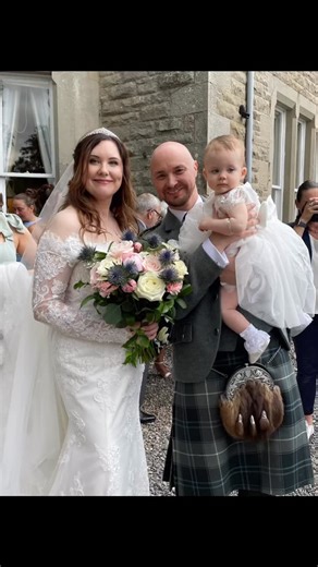 What a fantastic and unforgettable day this was! Rosheen and Marc tied the knot at the gorgeous Branxholm Park in the Scottish Borders - their ceremony included really personal elements; the lighting of a remembrance candle to honour loved ones, a handfasting, a drink from the quaich, and the sharing of a love story which began as co-workers and led to an unforgettable proposal at the Old Man of Storr! And it was unforgettable for another reason - the first time in almost 650 weddings that I’ve 