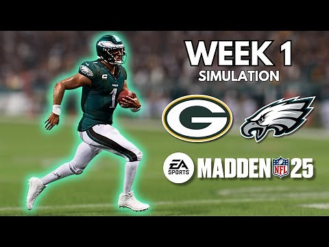 Eagles vs Packers | Madden 25 | Full Game Simulation