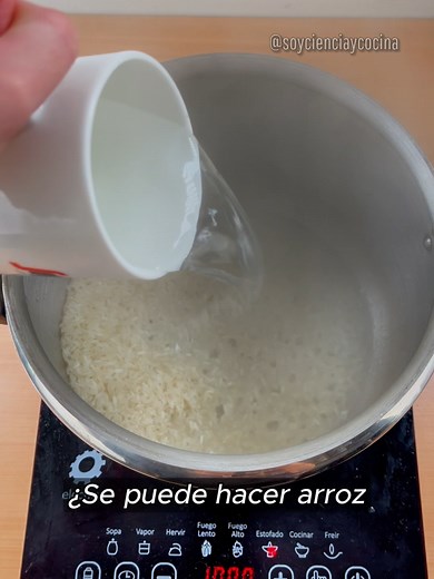 Cómo hacer arroz en 5 minutos con olla de presión