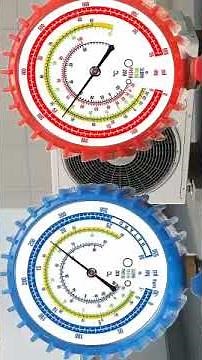 R32 Refrigerant Gauge for Air Conditioning ❄️ How to Use and Pressure working