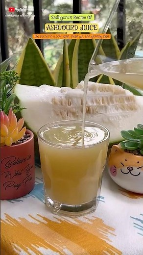 Ash Gourd Juice Benefits | Sadhguru Recipe | Detox Naturally | Satvik Juice #ashgourdjuice #satvik