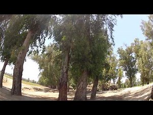 US Soldier moving during intense fire fight.