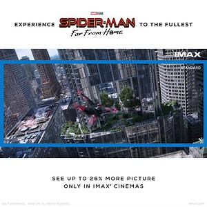 With 40 minutes of expanded aspect ratio sequences, see SPIDER-MAN: FAR FROM HOME in IMAX! | IMAX Melbourne