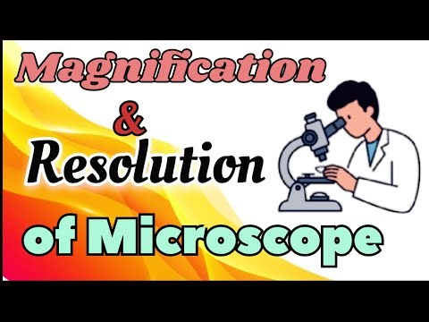 Magnification and Resolution of Microscope