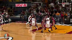 2K12热火-骑士集锦[名人堂]詹姆斯大风车空接！！！