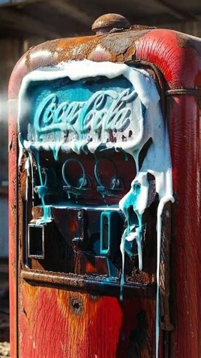 Restoring a Rusted Vintage Coca Cola Vending Machine