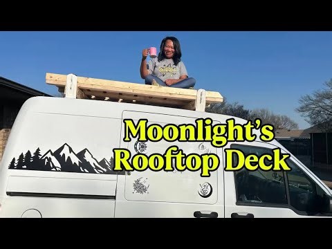 Rooftop Deck Installation on 2010 Ford Transit Connect micro camper van