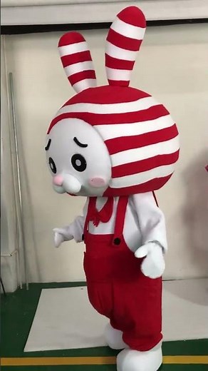 Full Body Adult Rabbit Mascot Costume for Entertainments Custom Made Character Mascots for Team