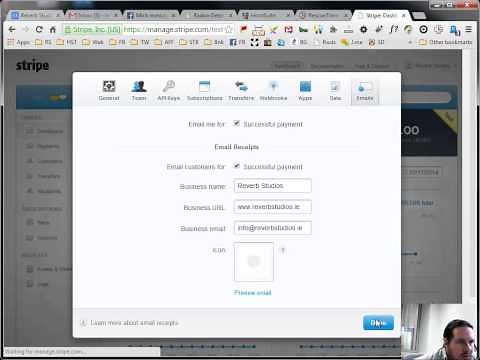 How to setup a Stripe Account