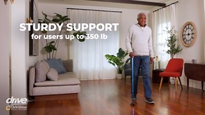 HurryCane Freedom Edition Foldable Walking Cane with T Handle