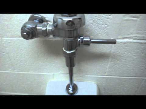 Bathroom Tour: Kohler Urinal Glacier Bay Toilet at a restaurant