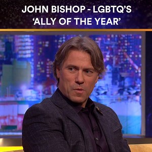 John Bishop gives an inspiring speech when discussing his 'ALLY OF THE YEAR' award from the British LGBT Awards #TheJRShow | The Jonathan Ross Show