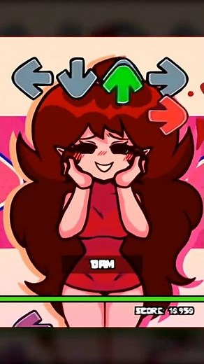 FNF - MY HEART BEATS LIKE A DRUM [EDIT] (FNF MEME MOD) #shorts