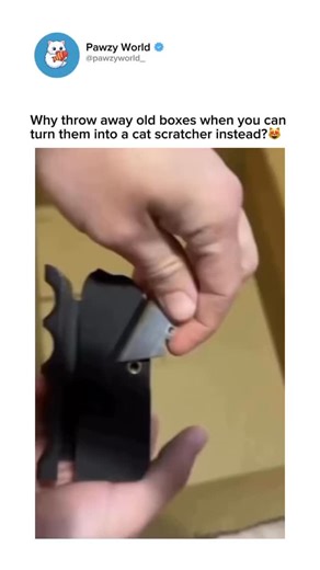 Pawzy World | Cats on Instagram: "Cardboard Strip Cutter - Turn Boxes Into Cat Toys✨ Link in bio @pawzyworld_ 🥰 Free Shipping 🚚 Limited Time (50% Off)!👀 🔗Cat-approved fun: Build custom toys, pads, or even beds (catnip optional) From boxes to purr-feat playgrounds-this tool makes you the cat’s favorite inventor💕"