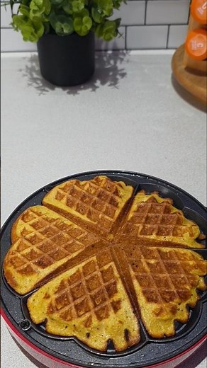 3 - Ingredients Sweet Potato Waffles (Easy Blender Recipe)