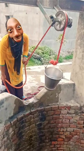 😭😭#dj #funny कुएं 😂😂😂पर टंगे टंगे 💦💦💦