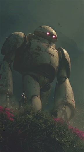 Shadow Mecha Duel in Frozen Neon Room#mecha #darkanime #animeedit #robot #duel #shorts