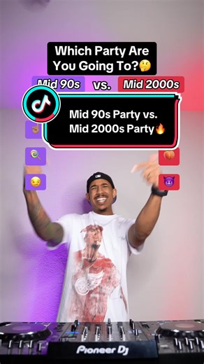 Mid 90s vs. Mid 2000s: Which Room Are You Partying In?🤔 Two eras that are KNOWN for having amazing music: The 90s & 2000s🔥 During the middle of the 90s, R&B was elevating like never before🎤 Yet, in the middle of the 2000s, music for the clubs was at an all time high🪩 If you could pick one of these points in time to go party in, where are you partying?🧐 COMMENT WHICH PARTY WE’D FIND YOU IN❤️‍🔥 #90s #2000s #dj #hiphop #rnb