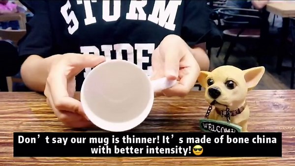 Waldeal Boyfriend Gift - Dear Boyfriend Thanks for Being My BF Coffee Mug, Funny Valentine's Day Anniversary Birthday Mug for Him Lover Couples, White Fine Bone Ceramic 11 OZ