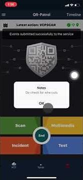 How to Scan Virtual Checkpoint | Qr-patrol | Demo video
