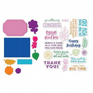 Diamond Press Every Day Pop-Up Greetings Stamp and Die Kit | HSN
