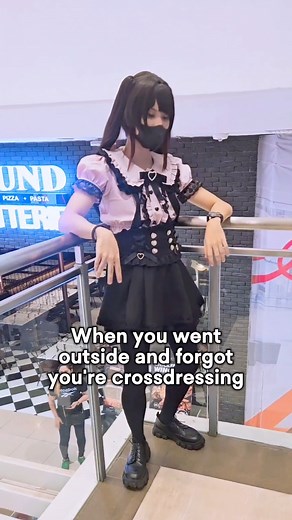 When you went outside and forgot you're crossdressing. That moment when your masculine side kicks in lol #femboy #femboyfriday #jiraikei #crossdresser #crossdressing #crossplay #fyp #fypシ
