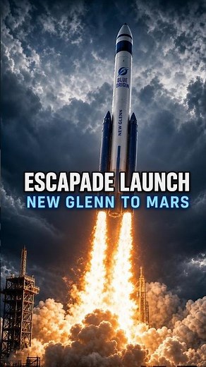 ESCAPADE Launch & Deployment | New Glenn Blasts Off to Mars 🚀