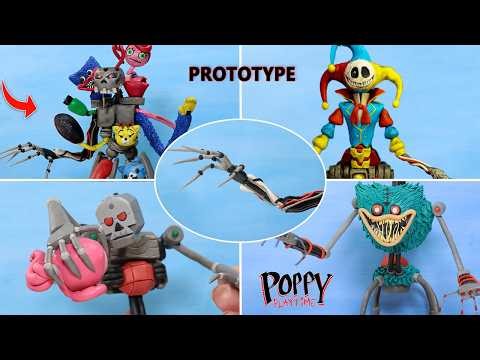 Making All Prototype (Experiment 1-0-0-6) - Poppy Playtime Chapter 1-5 with Clay | Dimia clay