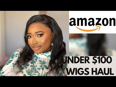 Amazon Wig Haul Under $100 | 5 Affordable Wigs Review & Try-on.