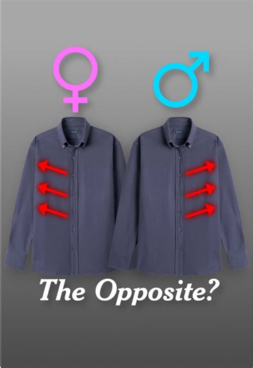 Men’s shirts and women’s shirts button in opposite directions. Why? | shirts