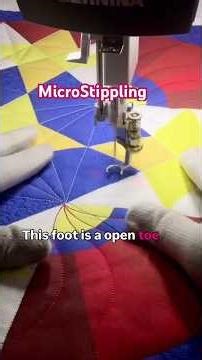 Free Motion Stippling Tips