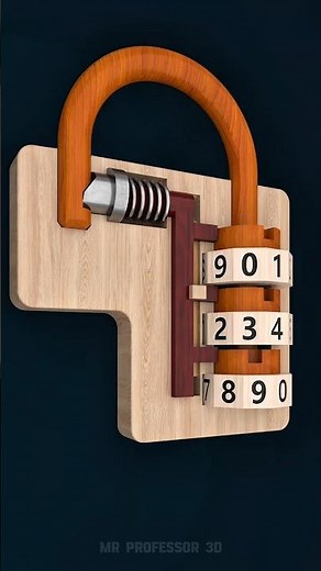 How Password Lock Works 🔐 #3danimation