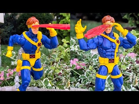 New Reissue Marvel Legends Cyclops action figure quick look in stock at Titan Toyz