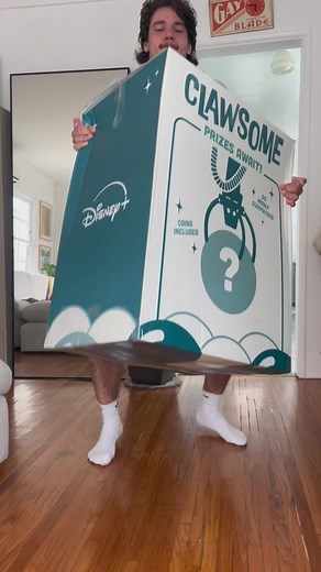 Unboxing a giant Disney Claw Machine!!! Thank you SO much @Disney for the gift this thing is insane! I cannot wait to fill it with little trinkets in my house🤭 #disneyplus #disneyadult #disneymovies