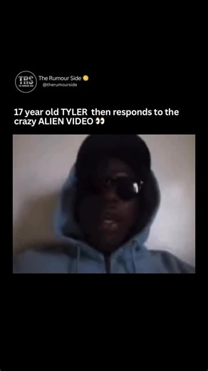 TheRumourSide on Instagram: "Back when Tyler was just 17, his reaction to that alien video was pure gold 💀 The way he looked at the screen like “ain’t no way this real” had everyone crying From confusion to straight-up laughter, this was peak Tyler energy…no filter, no hesitation, just raw reaction to the wildest clip on the internet 👽 #TylerTheCreator #TylerAt17 #AlienVideo #FunnyReaction #ThrowbackTyler #TylerMoments #ClassicTyler #AlienClip #ViralMoment #TylerFans #ComedyGold 