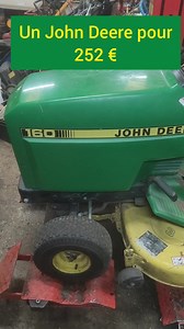 Petite occasion en préparation un John Deere 160 | RIO Motoculture