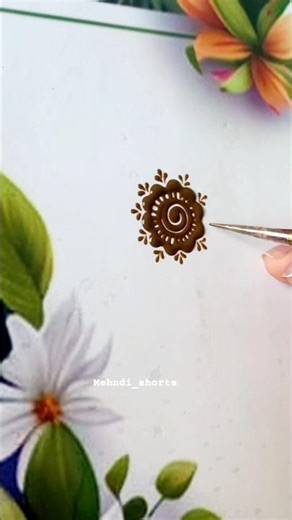Very Easy Mehndi Design 🌿 | Beginner Friendly Mehndi